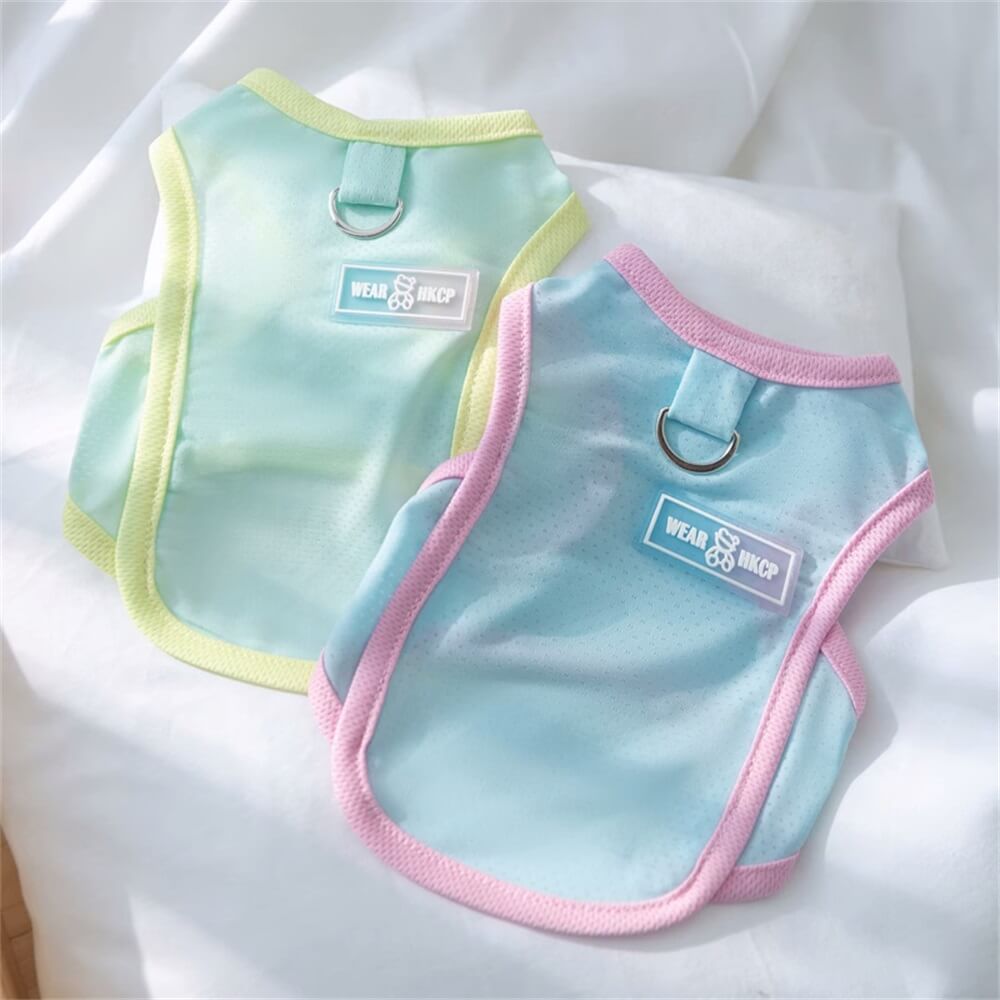 Breathable Pastel Dog Harness Vest - Comfortable and Stylish for Everyday Wear