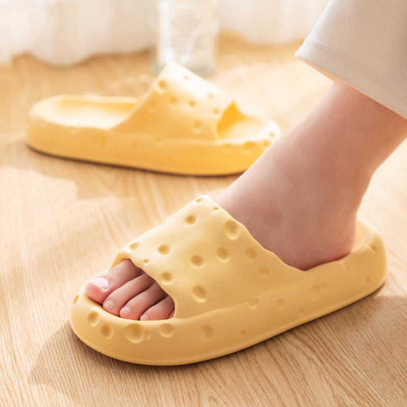 Cheese Cloud Weiche, rutschfeste Sandalen, Hausschuhe, Kauspielzeug für Hunde