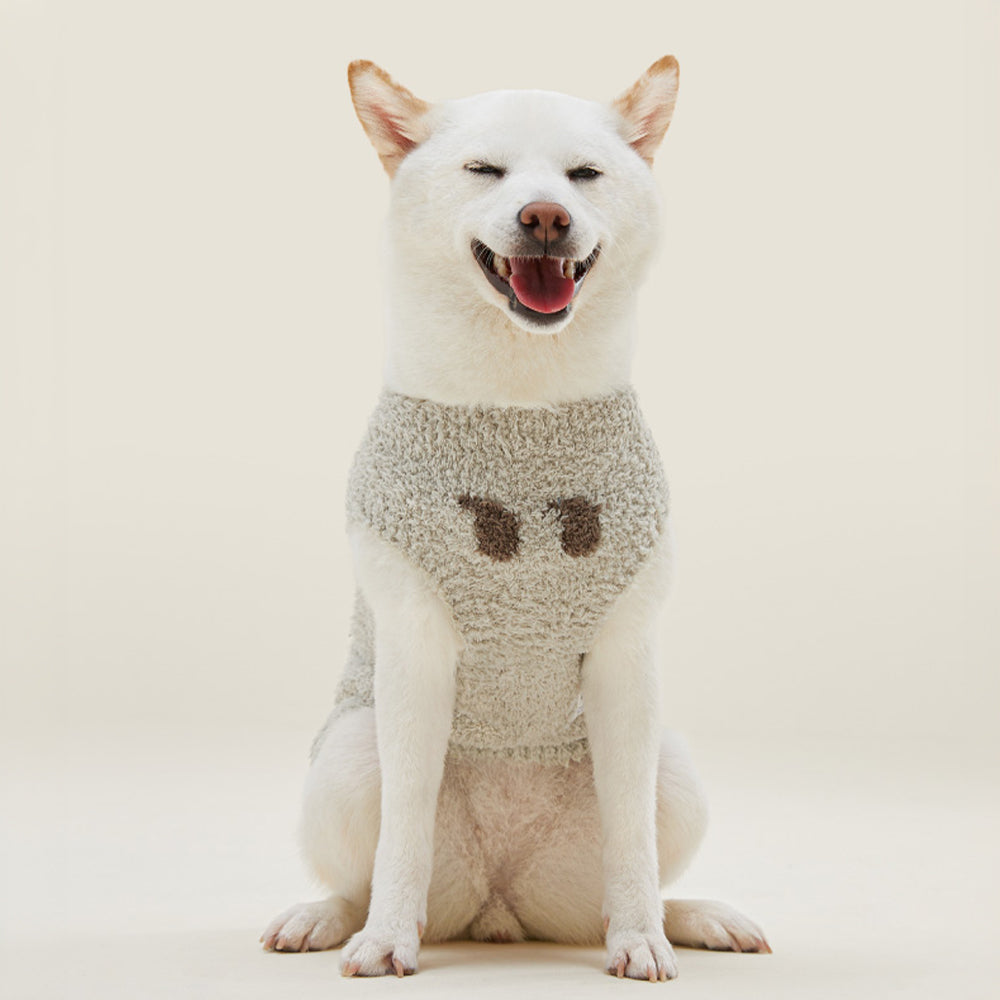 Cozy Knit Matching Curly Plush Loungewear Set for Pets and Owners