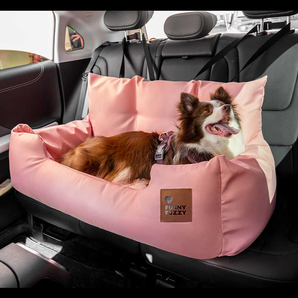 Cama para asiento trasero de coche para perros mediano y grande impermeable de seguridad con refuerzo de viaje