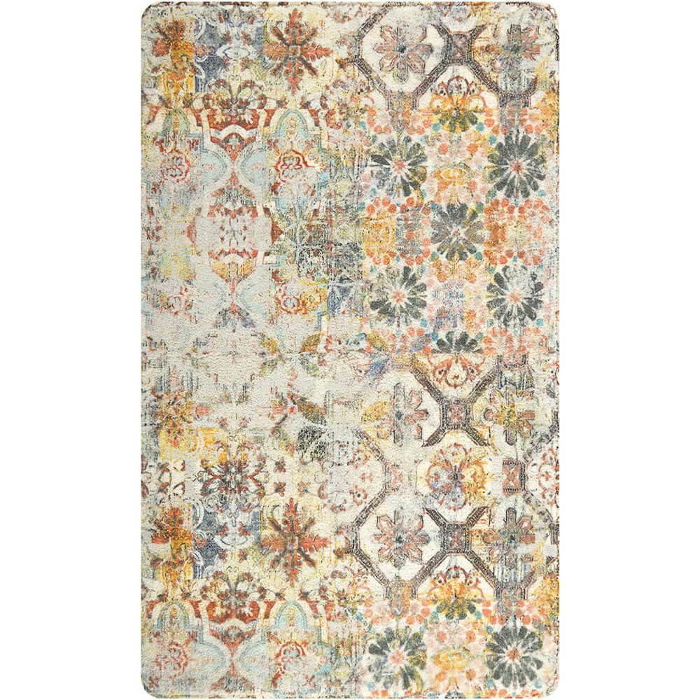 Anti-slip Vintage Print Pet Rug