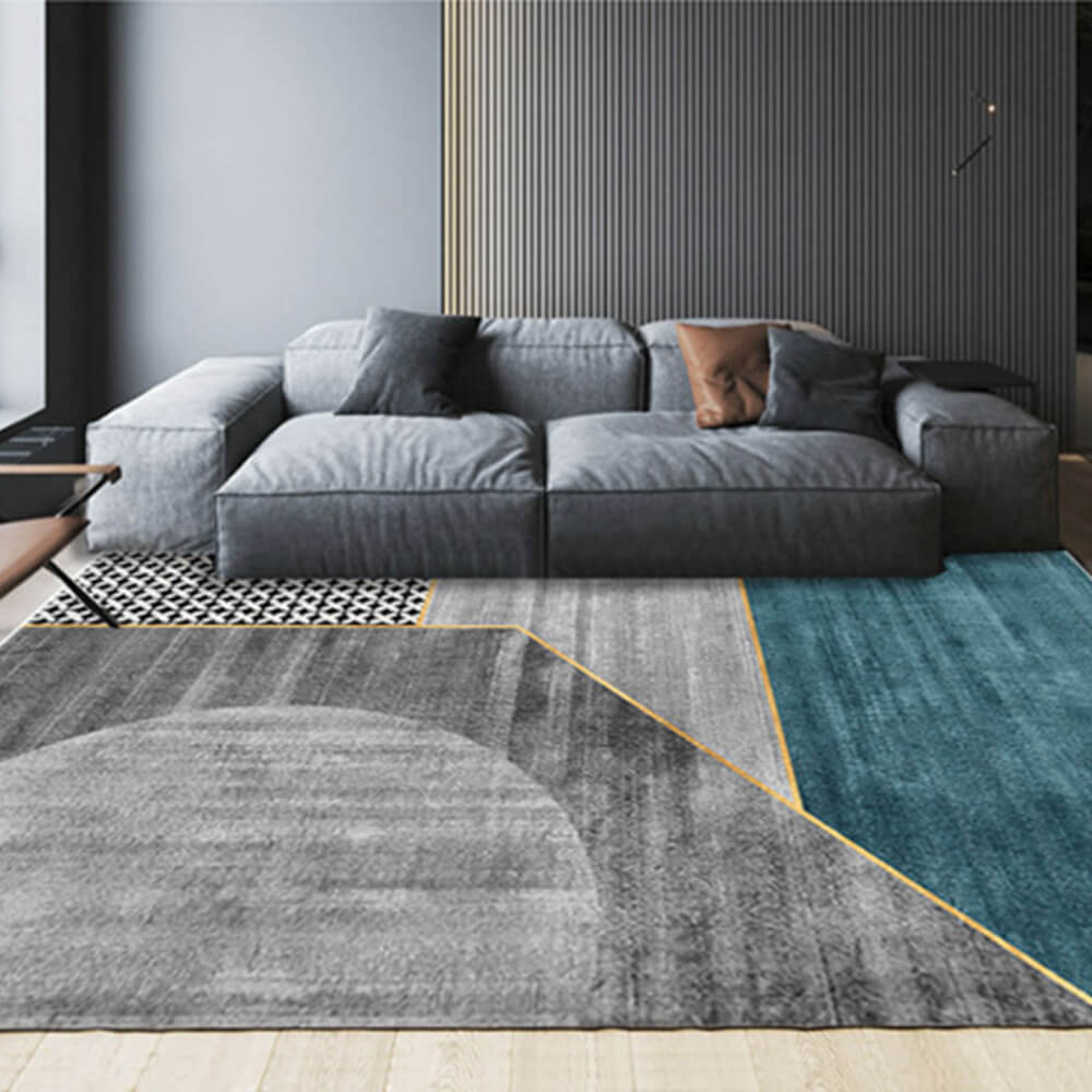 Wabi-sabi Style Living Room Rug