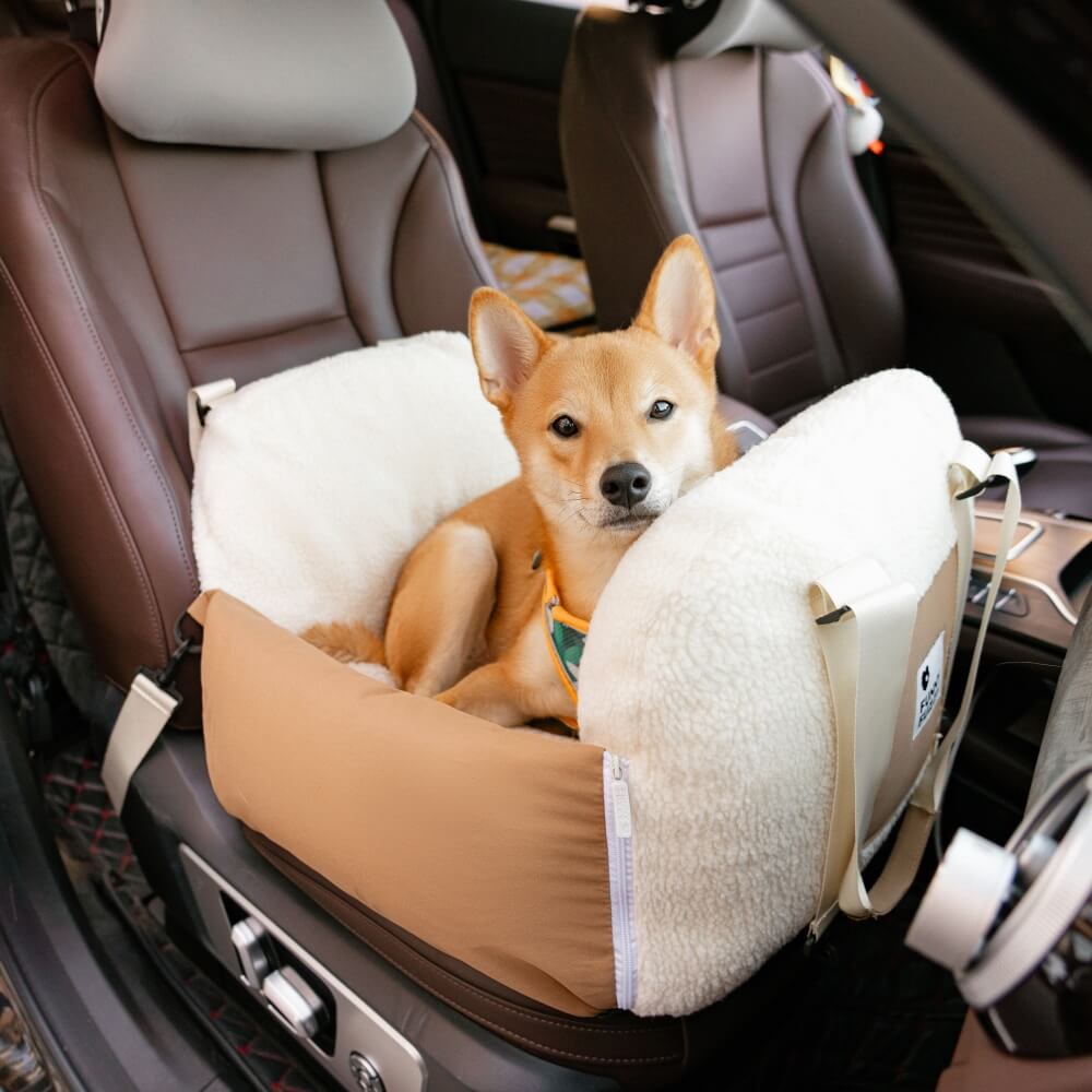 Protetor de filhote de cachorro de segurança de viagem grande cama de assento de carro para cachorro