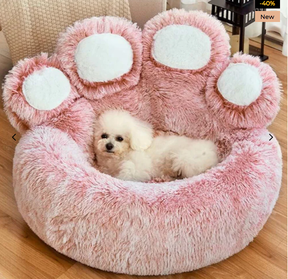 Cama redonda grande para perros - Fuzzy Paw