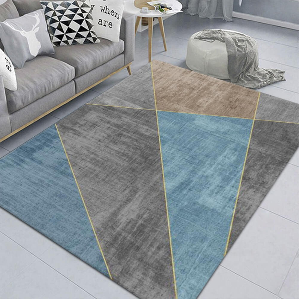 Chic Minimalist Living Room Pet Rug with Unique Design