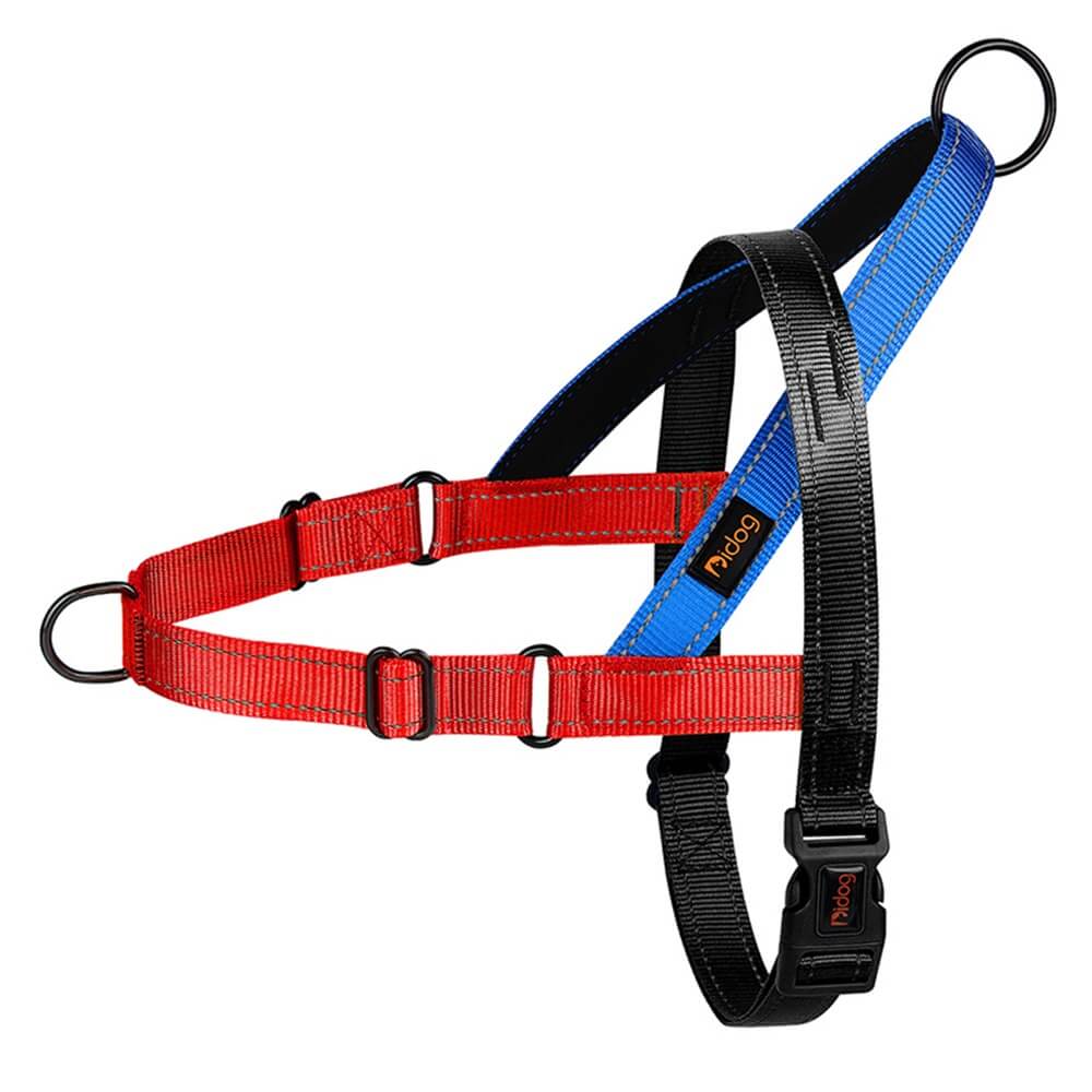 No-Choke Reflective Dog Harness with Adjustable Leash