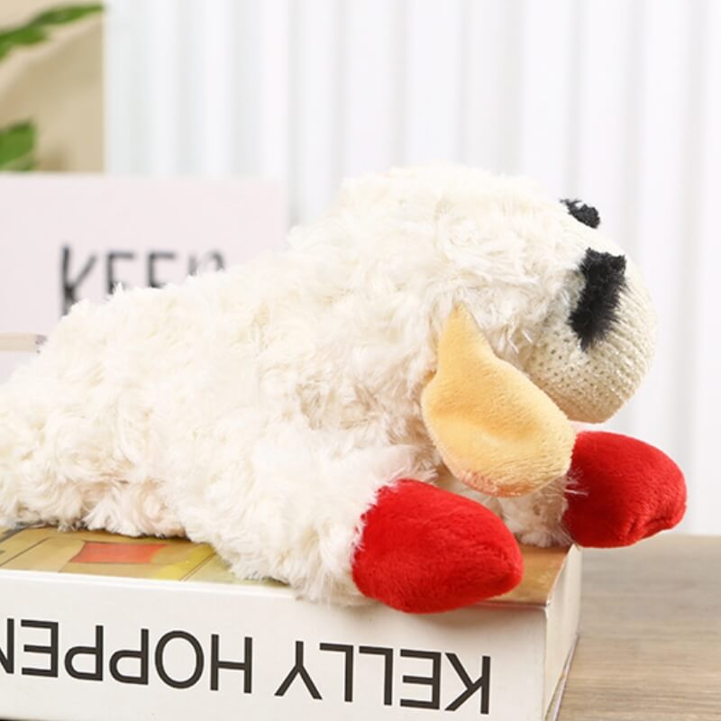 Plush Lamb Squeaker Toy Dog Interactive Toy