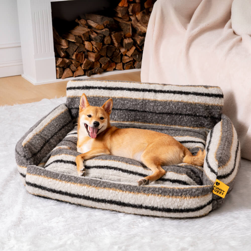 Lazy Holiday Plush Cozy Dog & Cat Sofa Bed