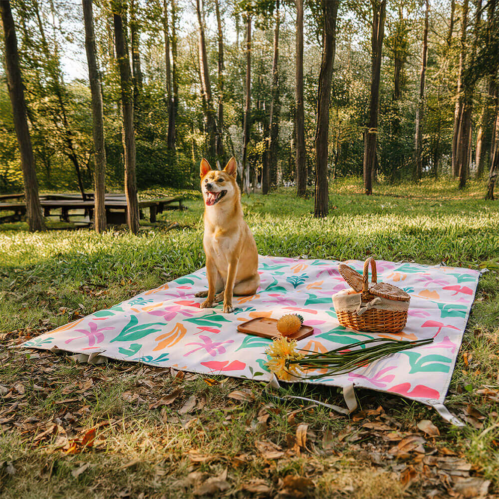 Tropical Style - Waterproof Picnic & Car Dual-Use Back Seat Cover