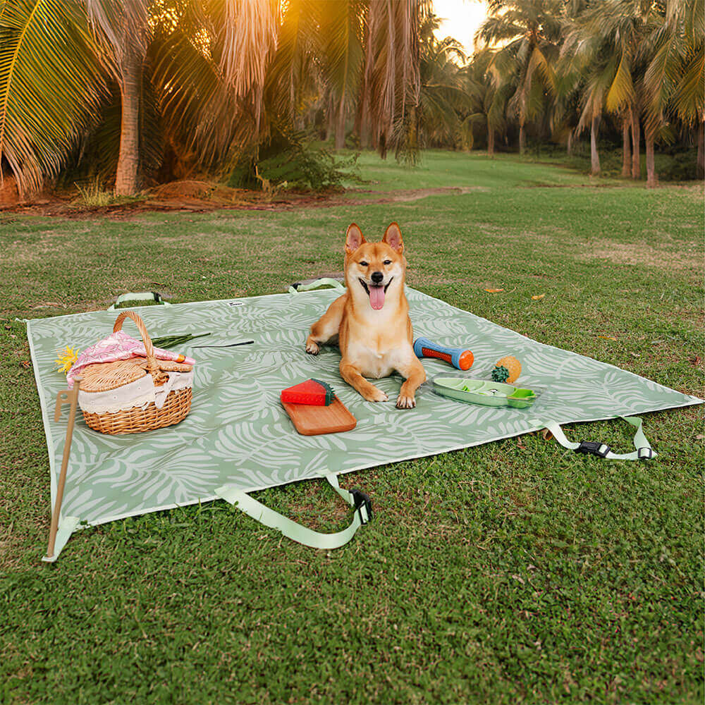 Tropical Style - Waterproof Picnic & Car Dual-Use Back Seat Cover