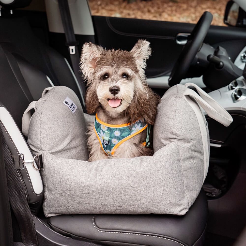 Lit de siège d'auto pour chien - Première classe