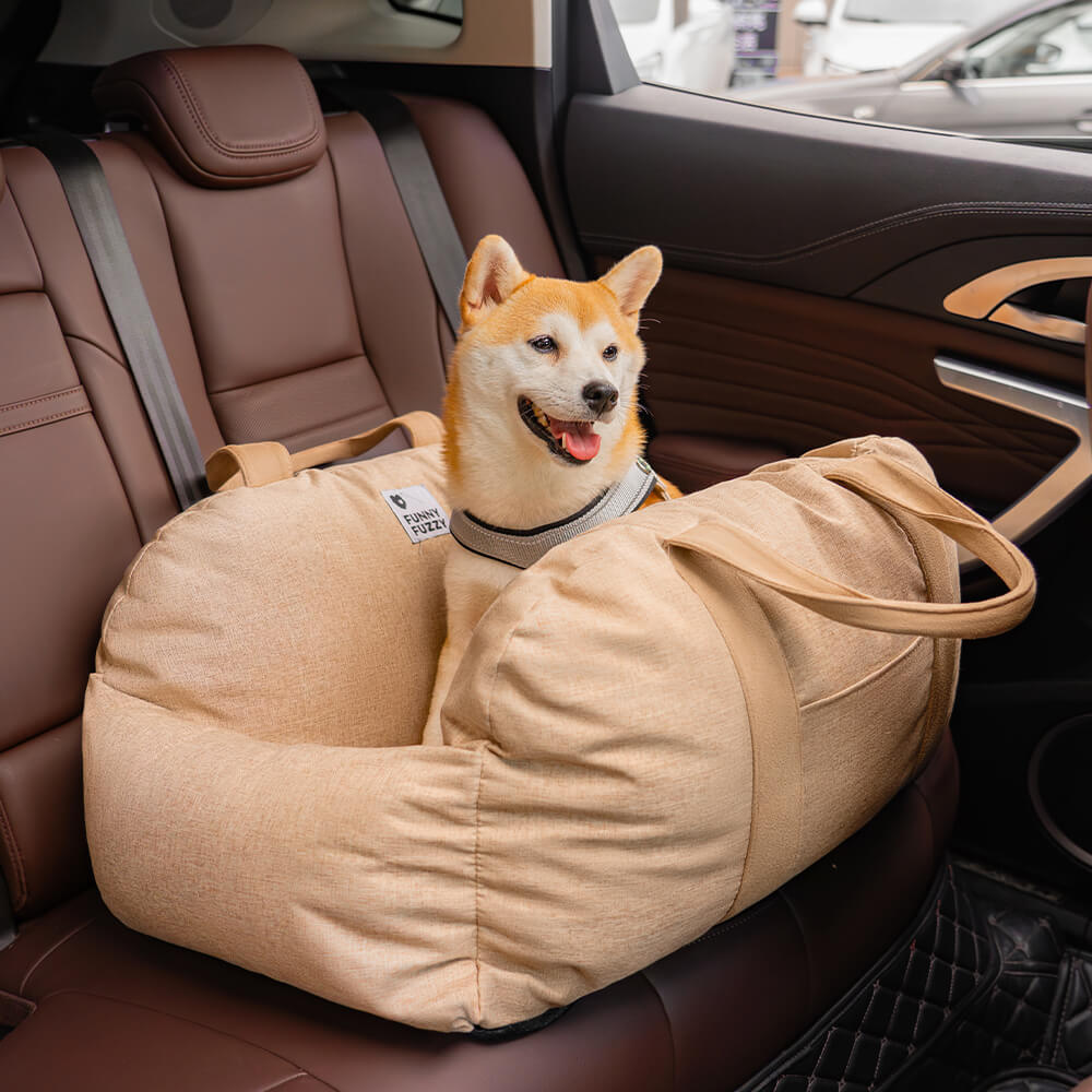 Cama para asiento de seguridad para perros y cachorros Travel Safety - Primera clase