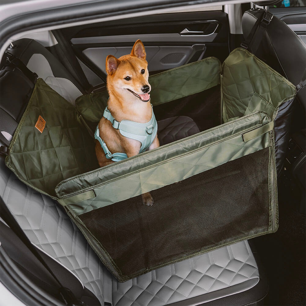 Extra Stable Travel Waterproof Dog Car Back Seat Extender