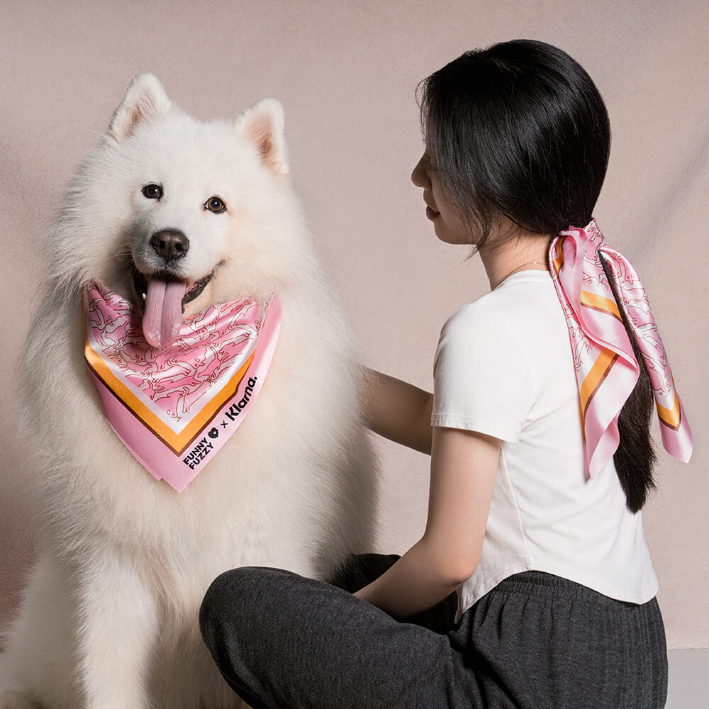 FUNNYFUZZY X Klarna Pet & Human Scarf