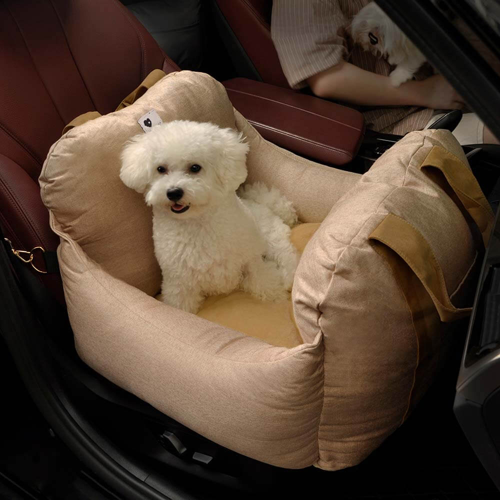 Travel Safety Puppy Dog Car Seat Bed - First Class