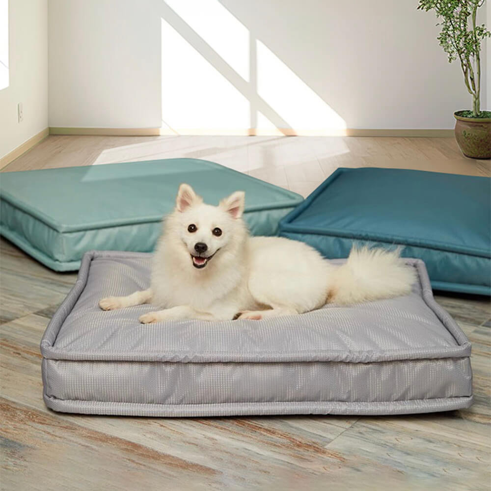 Cama para perros con almohada de máxima comodidad, duradera, resistente al agua, resistente al desgarro