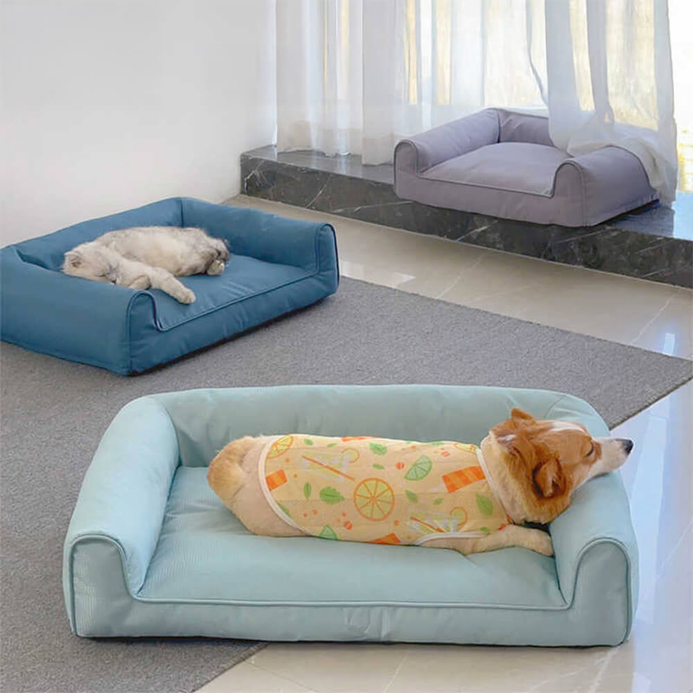 Oxford Cloth Waterproof Detachable Washable Non-Slip Orthopedic Dog Sofa Bed