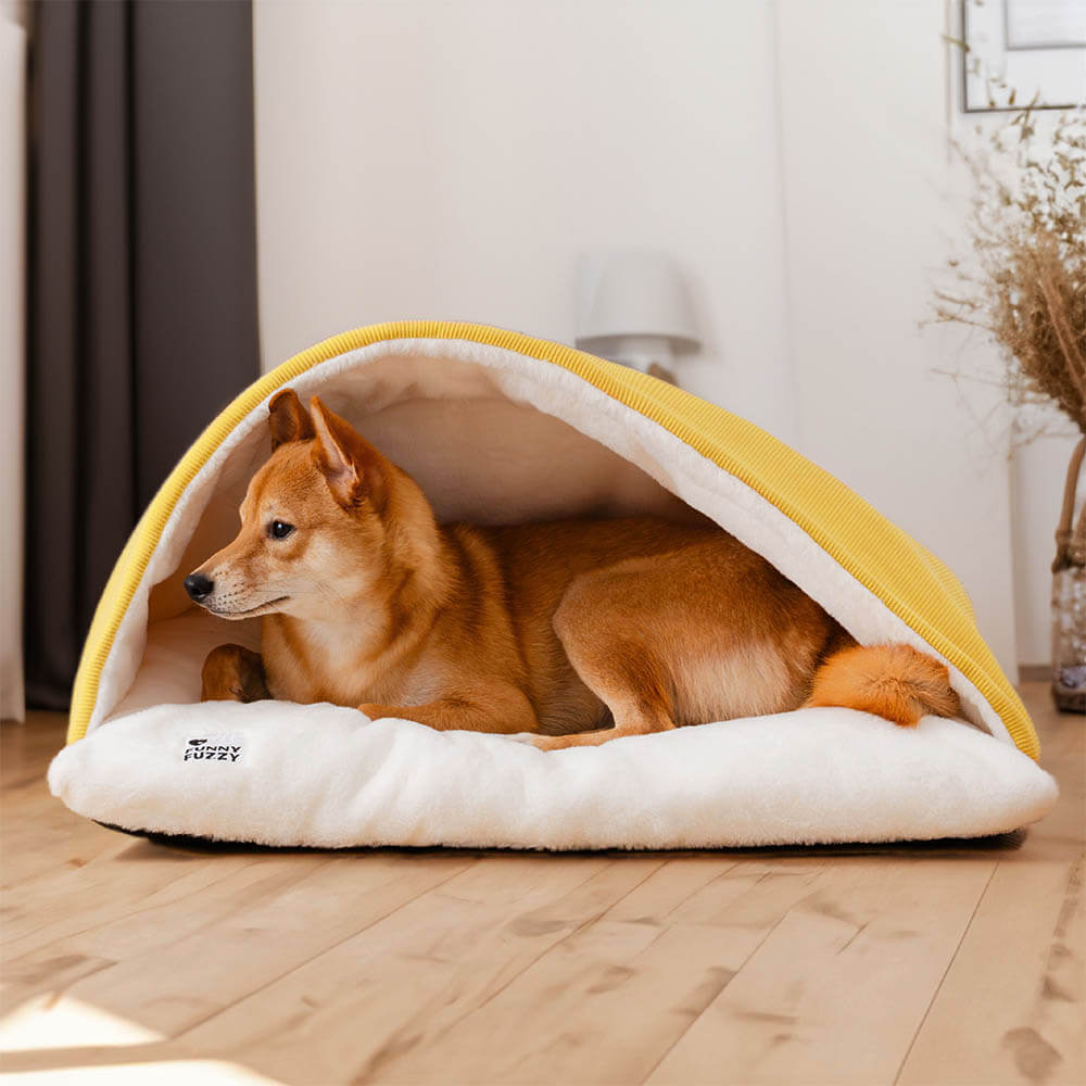 Extremely Soft Fuzzy Puppy Sleeping Bag Dog Bed