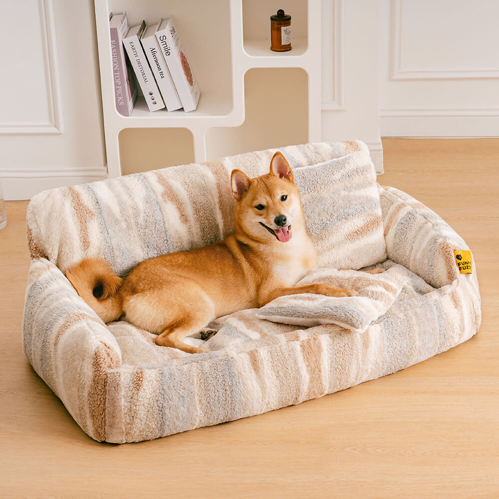 Canapé-lit douillet extra large pour chien et chat Nordic Fluffy