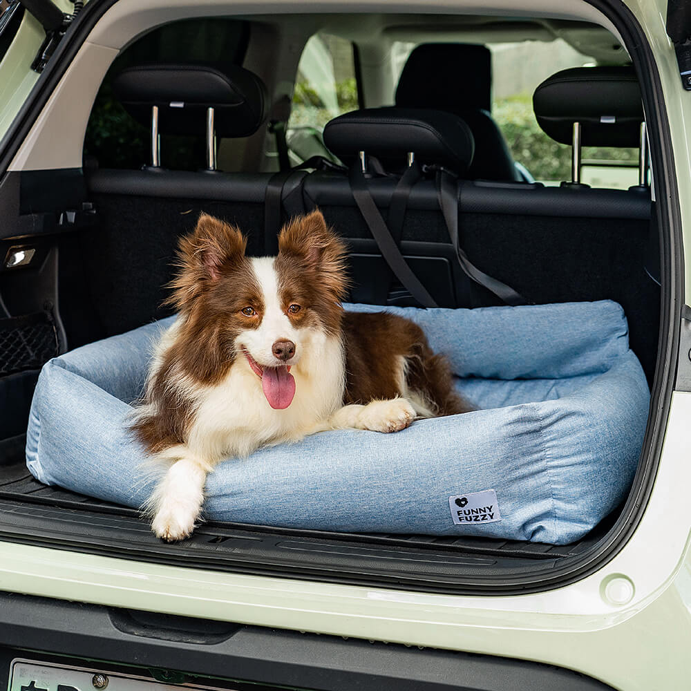 Travel Bolster Full Durable Washable Dog Car Back Seat Bed