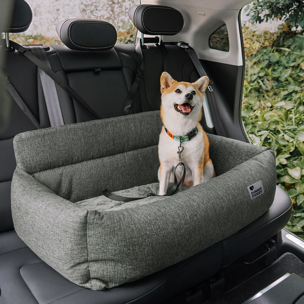 Cama de assento traseiro de carro para cachorro lavável durável e completa para viagem