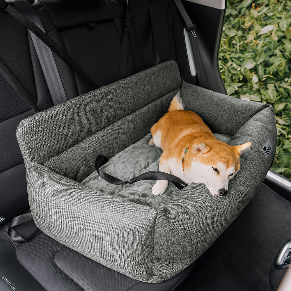 Cama de assento traseiro de carro para cachorro lavável durável e completa para viagem