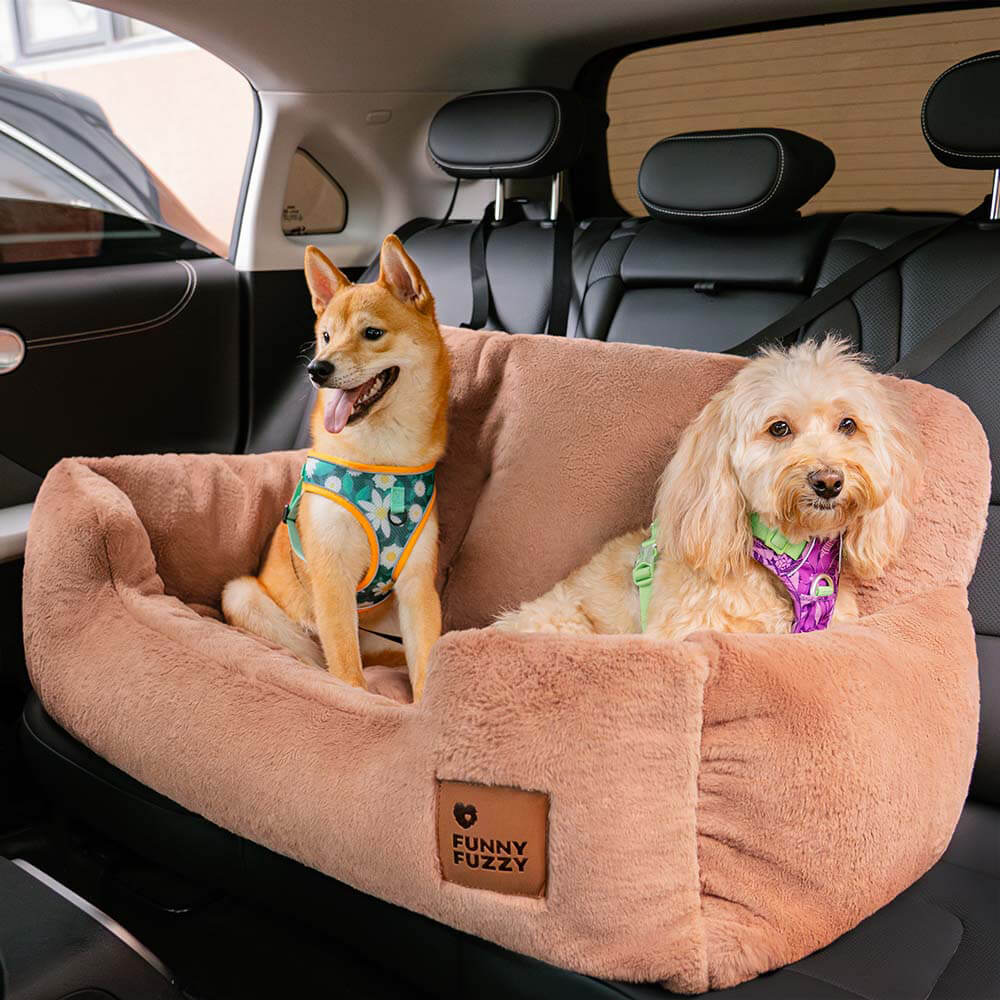 Travel Bolster Safety Medium Large Dog Car Back Seat Beds