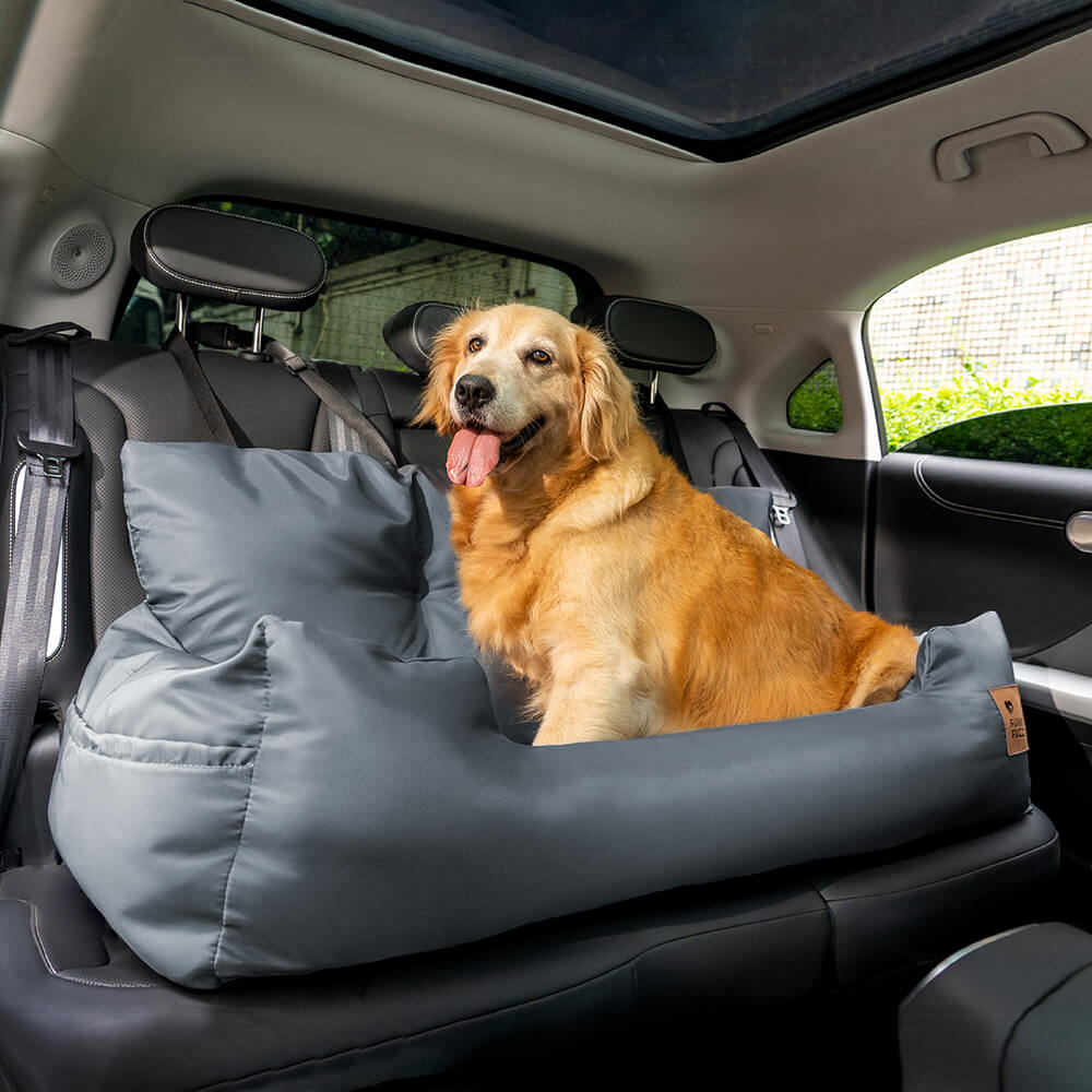 Traversin de voyage imperméable de sécurité pour chien de taille moyenne et grande taille, lit de siège arrière de voiture