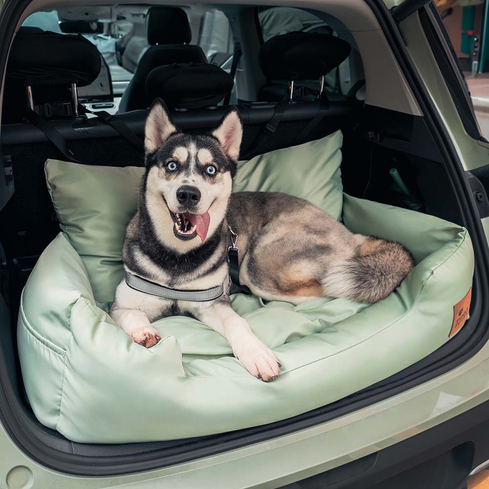 Reisepolster, wasserdicht, für mittelgroße und große Hunde, Auto-Rücksitzbett