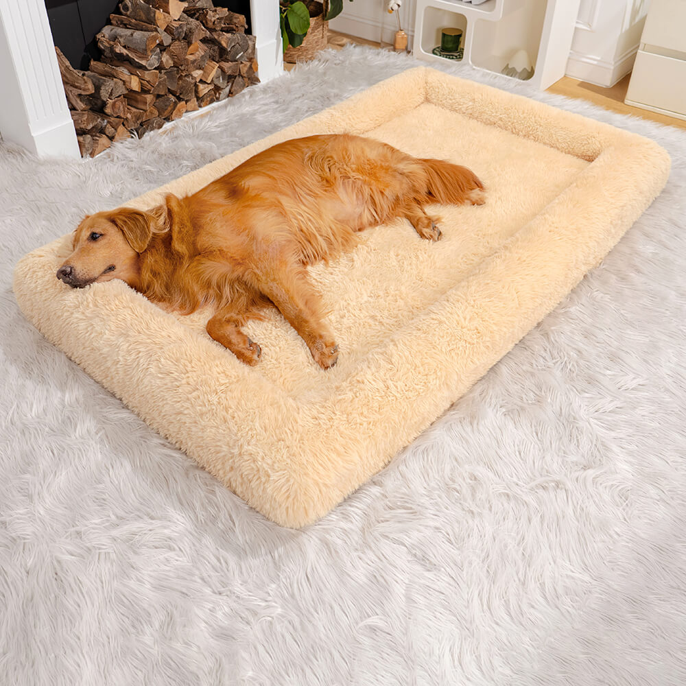 Ultimate Cozy Plush Extra Large Sleep Cama ortopédica mais profunda Cama para cachorro humano