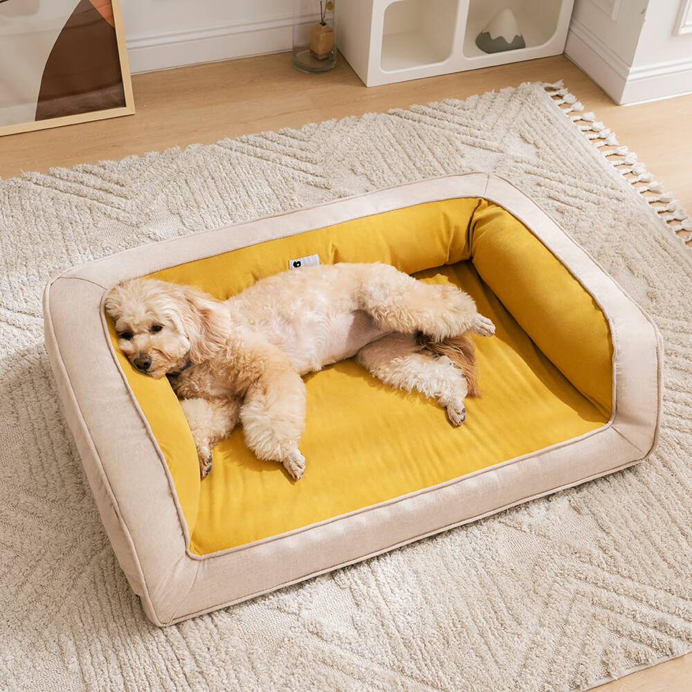 Canapé-lit orthopédique confortable pour chien, support complet, Ultimate Lounger