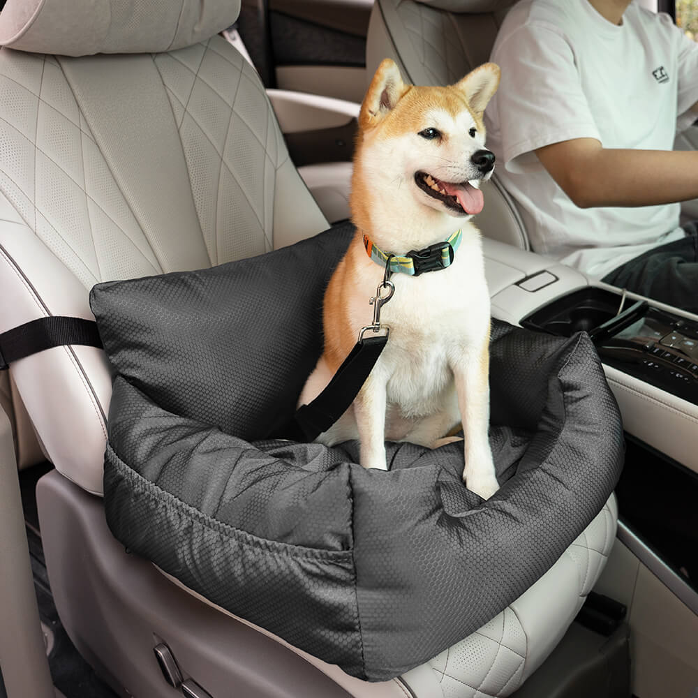 Cama impermeable para asiento de coche para perros con refuerzo de viaje