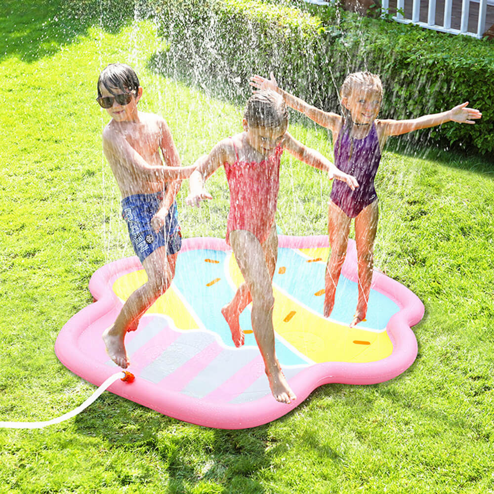 Tapis de jeu pour enfants, crème glacée, arroseur pour chien