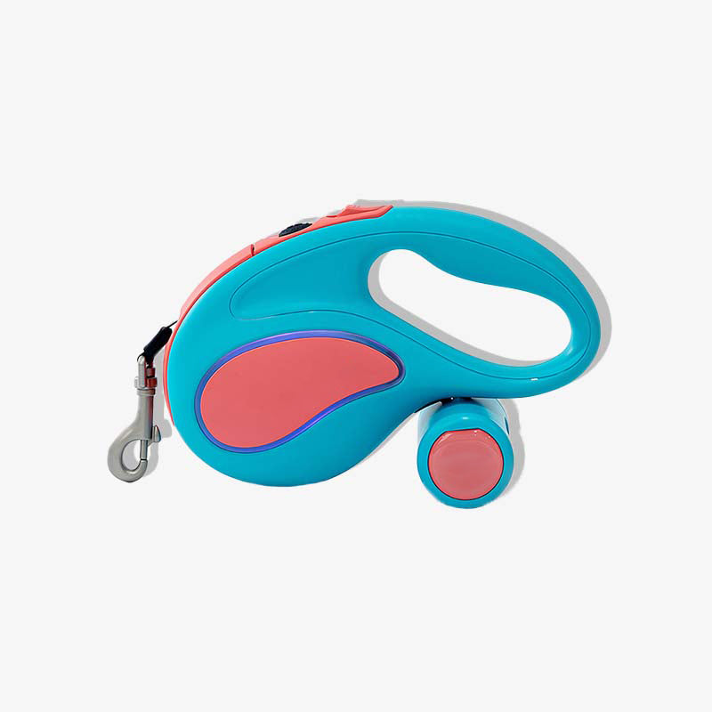 Laisse d'entraînement pour chien, longue et rétractable, accessoires pour chiens, LED