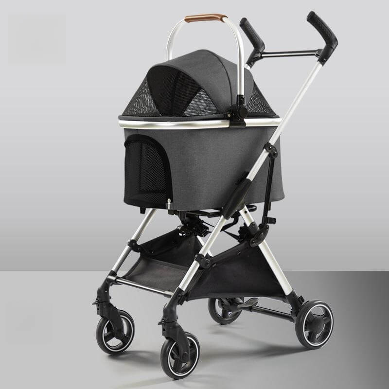 Multifunktionaler 2-in-1-Kinderwagen aus Aluminiumlegierung – ultraleicht und abnehmbar für Welpen