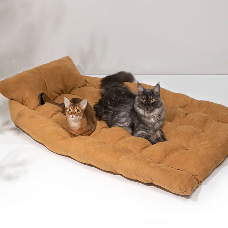 Multifunctional Pet Mat Soft Suede Cat & Dog Bed