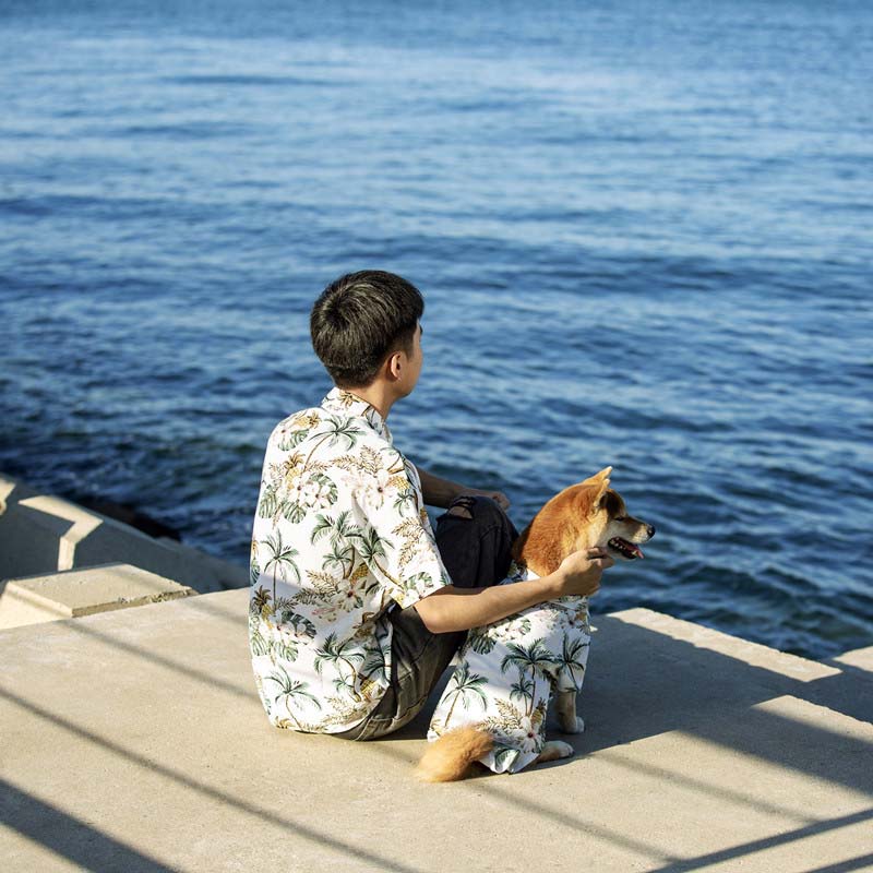 Hawaiian Matching Shirt For Dog and Owner Clothes