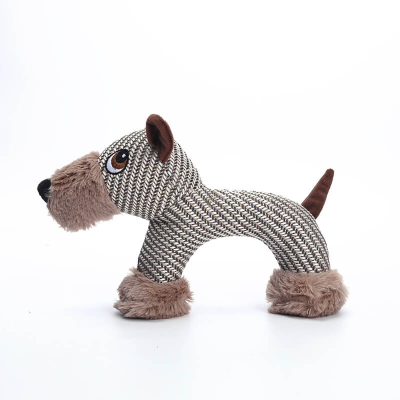 Jouet pour chien en peluche grinçant