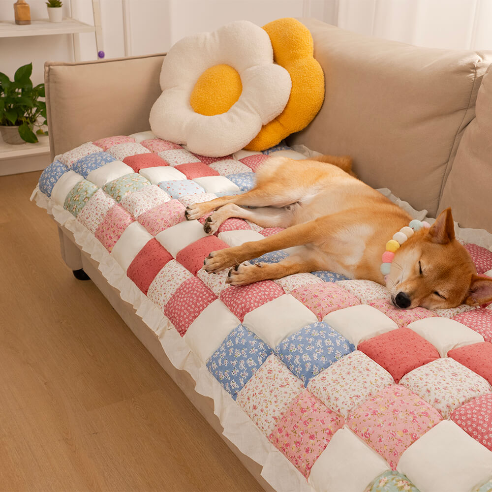 Garden Chic Cotton Pet Friendly Protective Couch Cover