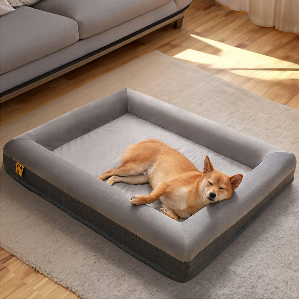 Cama ortopédica premium para perros Sueño maravilloso con cama de excavación de juego alegre