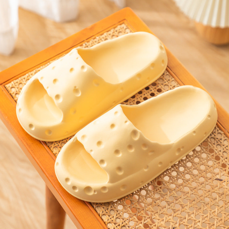 Cheese Cloud Weiche, rutschfeste Sandalen, Hausschuhe, Kauspielzeug für Hunde