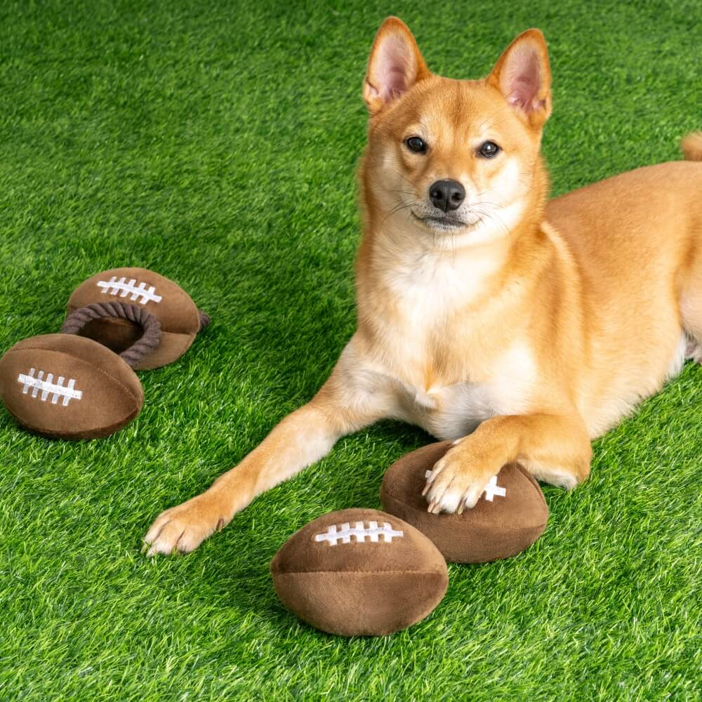 Super Bowl Peluche Rugby Fútbol Sonido Juguete Perro Juguete Interactivo