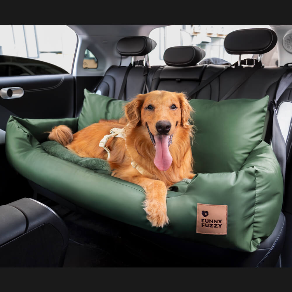 Traversin de voyage imperméable de sécurité pour chien de taille moyenne et grande taille, lit de siège arrière de voiture