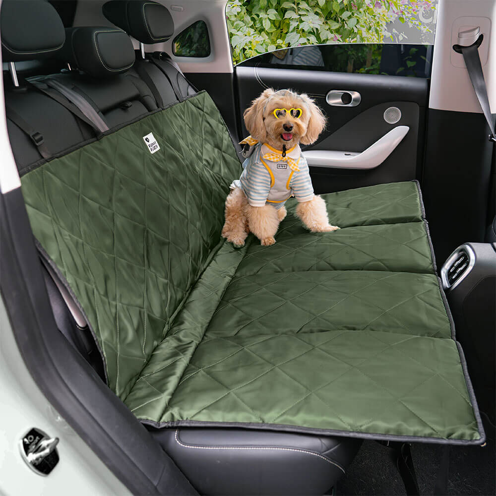 Lit de siège arrière de voiture pliable pour chien, portable et imperméable, voyage