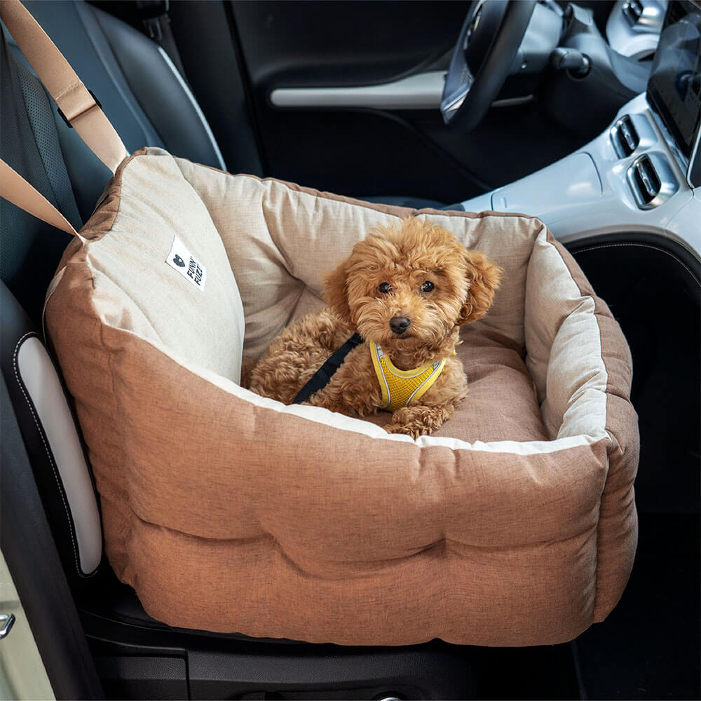 Travel Protection Booster Waterproof Elevated & Thickened Dog Car Seat Bed