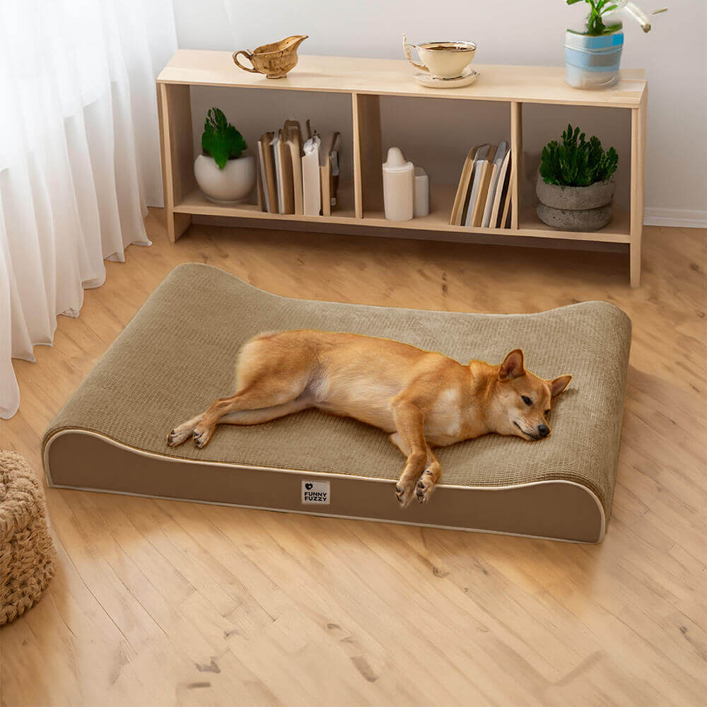 Luxuosa espreguiçadeira para cães nobreza cama ortopédica para cães