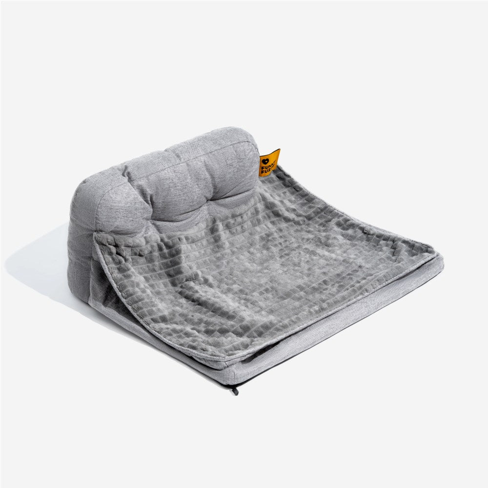 Funda de cama - Cama con almohada para perros y gatos, grande, lavable, gruesa, para todas las estaciones