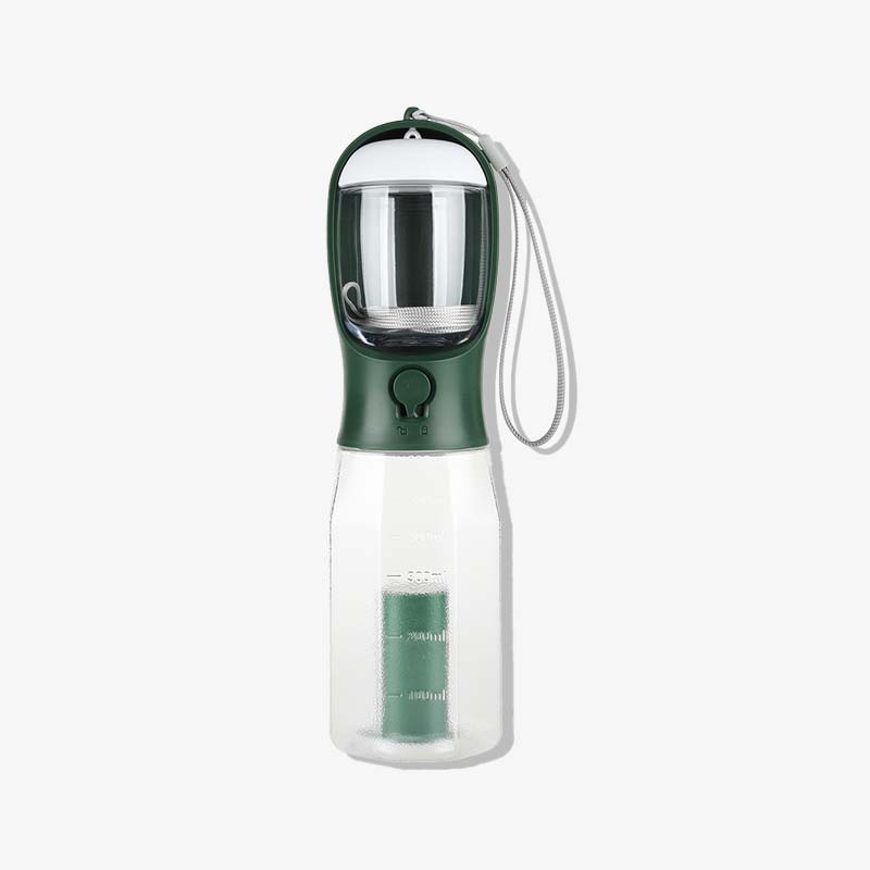 3-in-1 multifunktionale tragbare Wasserflasche für Hunde