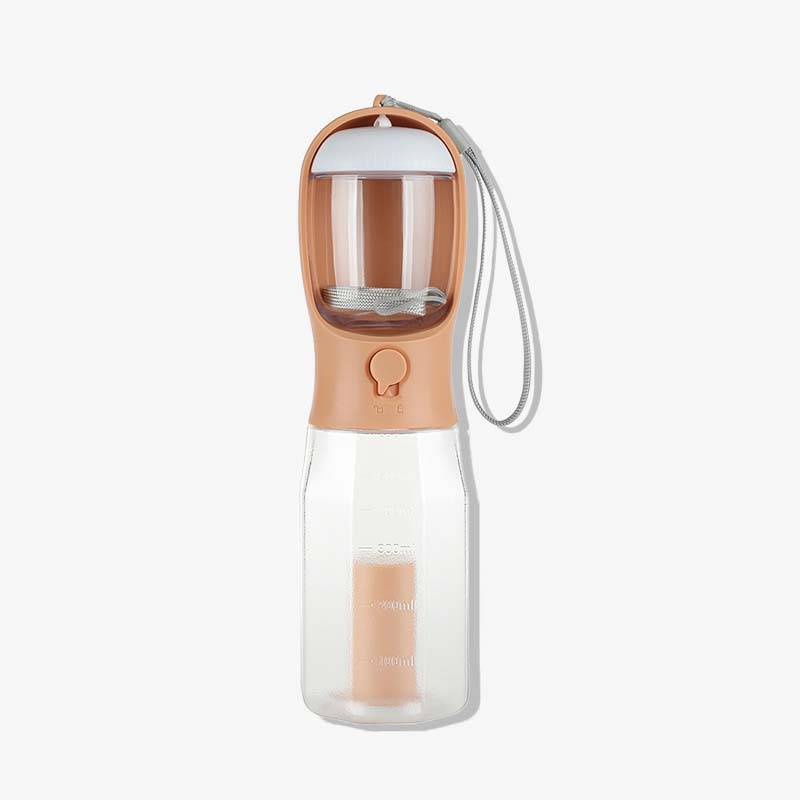 3-in-1 multifunktionale tragbare Wasserflasche für Hunde