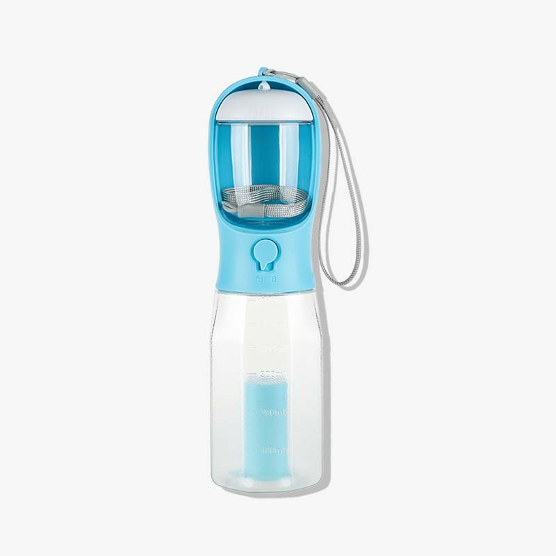 3-in-1 multifunktionale tragbare Wasserflasche für Hunde